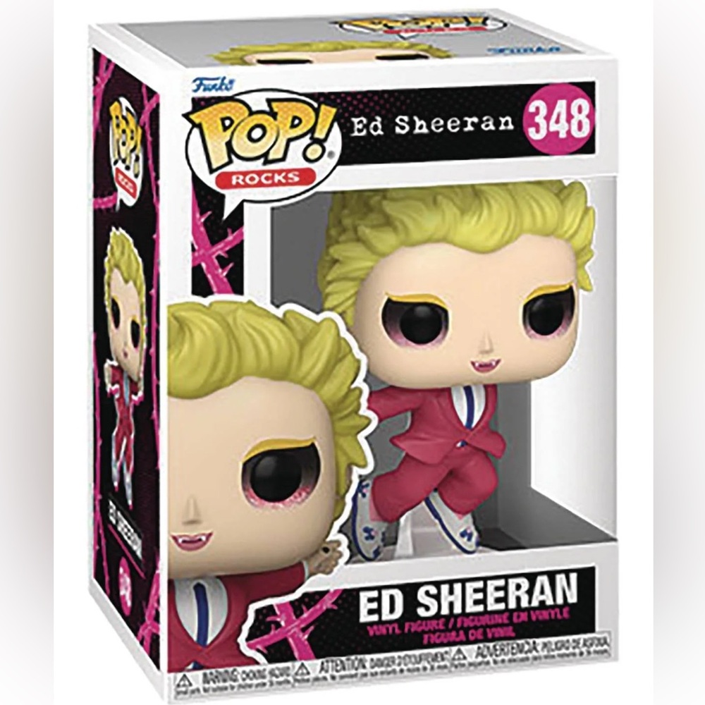 Funko Pop! Ed‎ Sheeran in Pink Suit Vinyl Figure